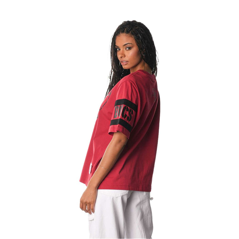 NFL Tampa Bay Buccaneers The Wild Collective Women's Drop Shoulder T-Shirt