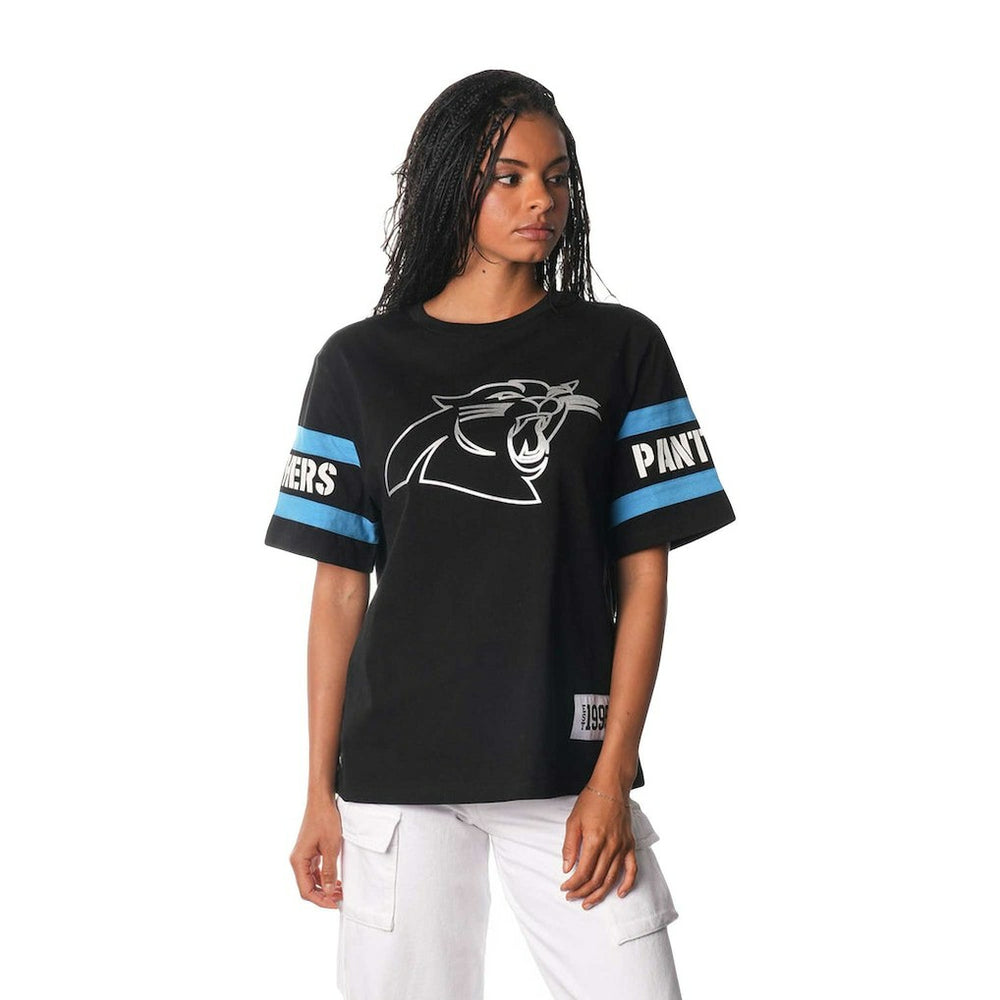 NFL Carolina Panthers The Wild Collective Women's Drop Shoulder T-Shirt