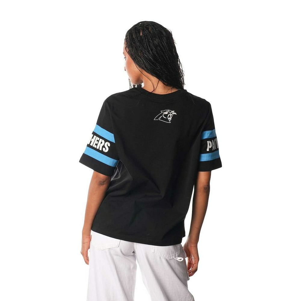 NFL Carolina Panthers The Wild Collective Women's Drop Shoulder T-Shirt
