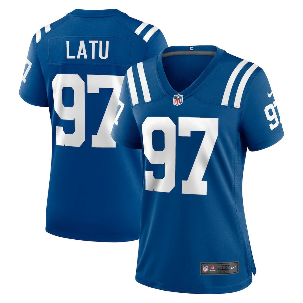 NFL Indianapolis Colts Laiatu Latu  Women's Game Jersey