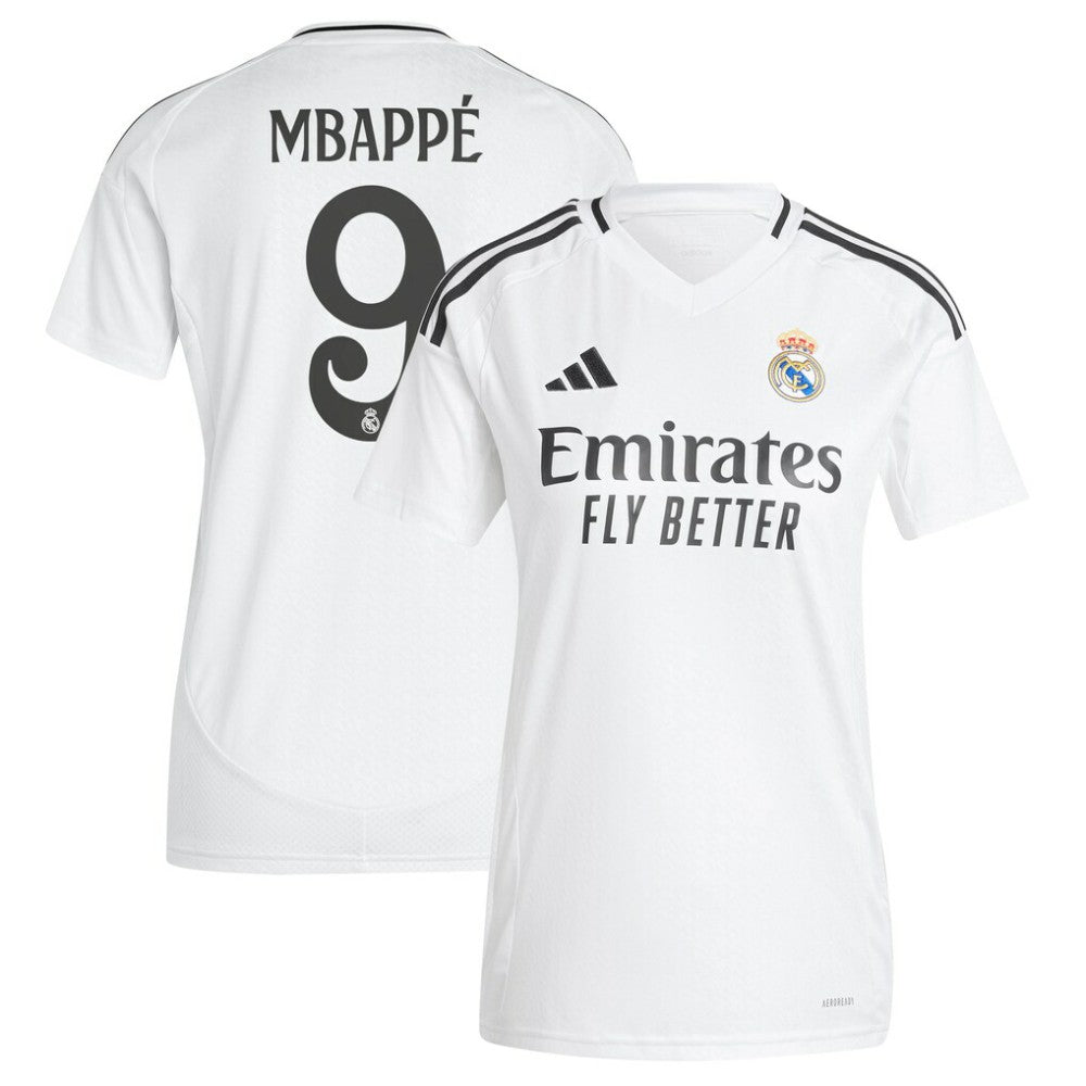 Kylian Mbappé Real Madrid Women's 2024/25 Home Replica Player Jersey / Soccer Discount