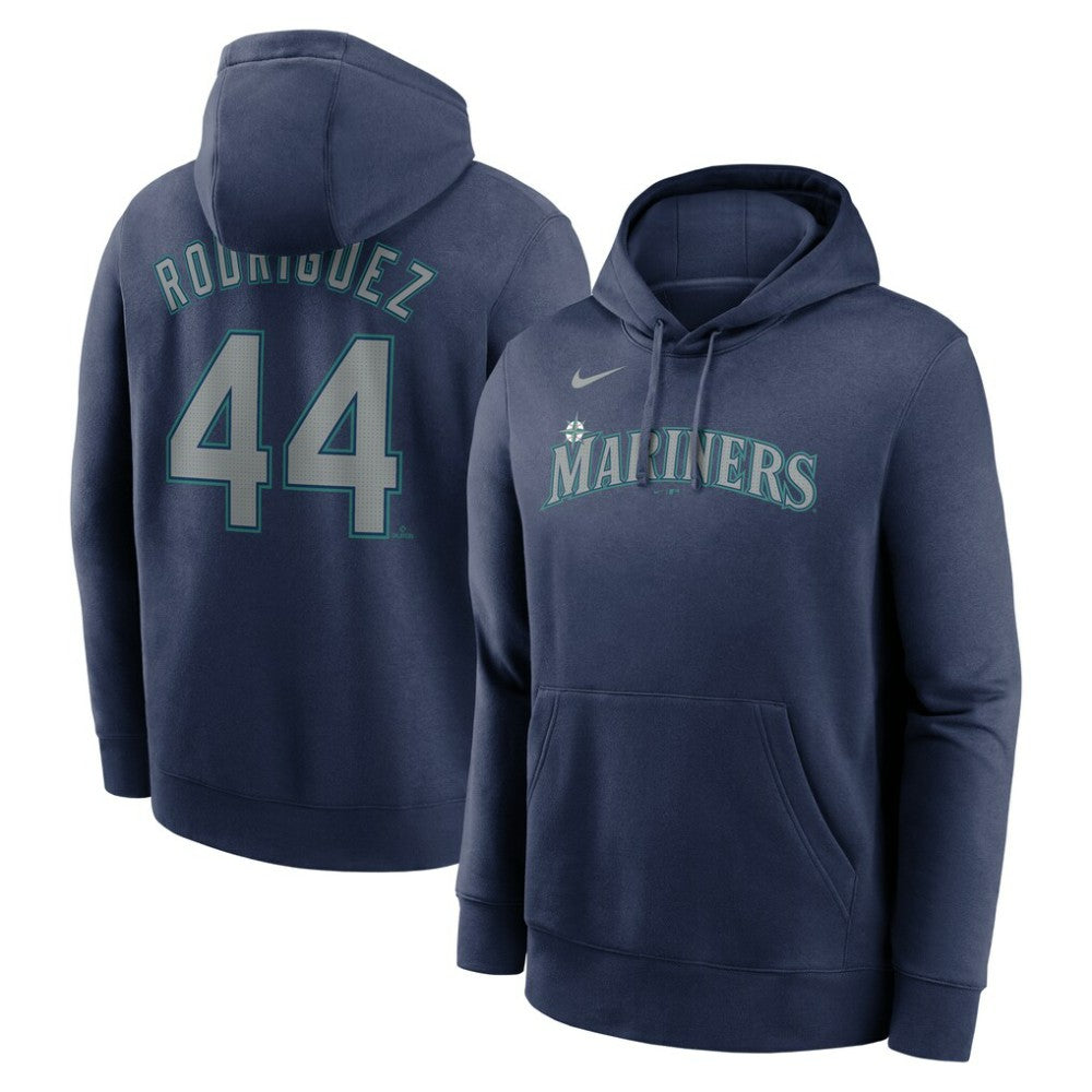 Julio Rodríguez Seattle Mariners Player Name & Number Club Fleece Pullover Hoodie - Navy | Nike