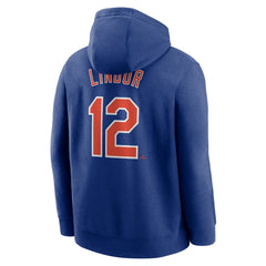 Francisco Lindor New York Mets Player Name & Number Club Pullover Hoodie - Royal | Nike