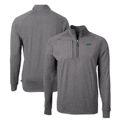 NFL New York Jets Cutter & Buck Primary Logo Adapt Eco Knit Quarter-Zip Top