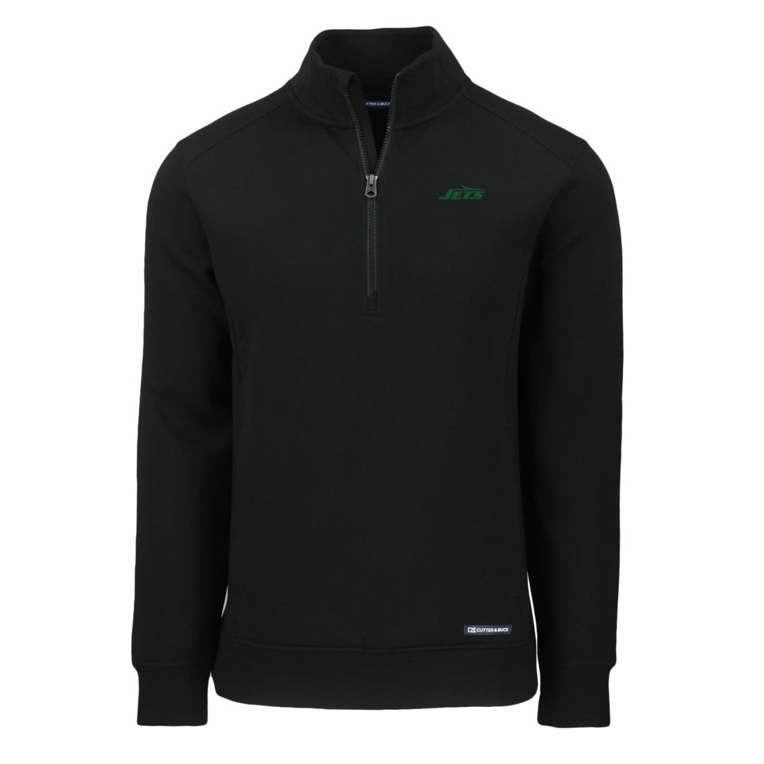 NFL New York Jets Cutter & Buck Primary Logo Roam Eco Recycled Quarter-Zip Pullover Top