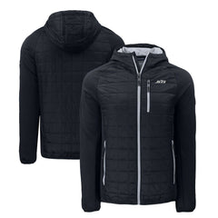 NFL New York Jets Cutter & Buck Monochromatic Logo Rainier PrimaLoft Eco Full-Zip Hybrid Jacket
