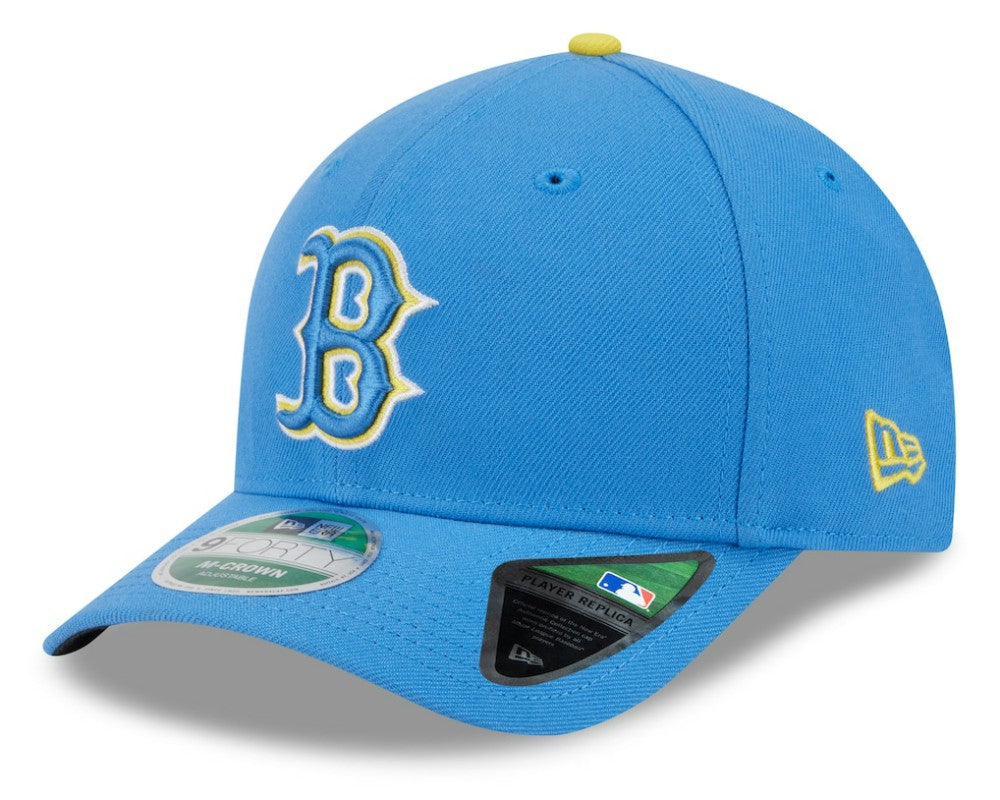 Boston Red Sox Player Replica 9FORTY Adjustable Hat - Light Blue | New Era