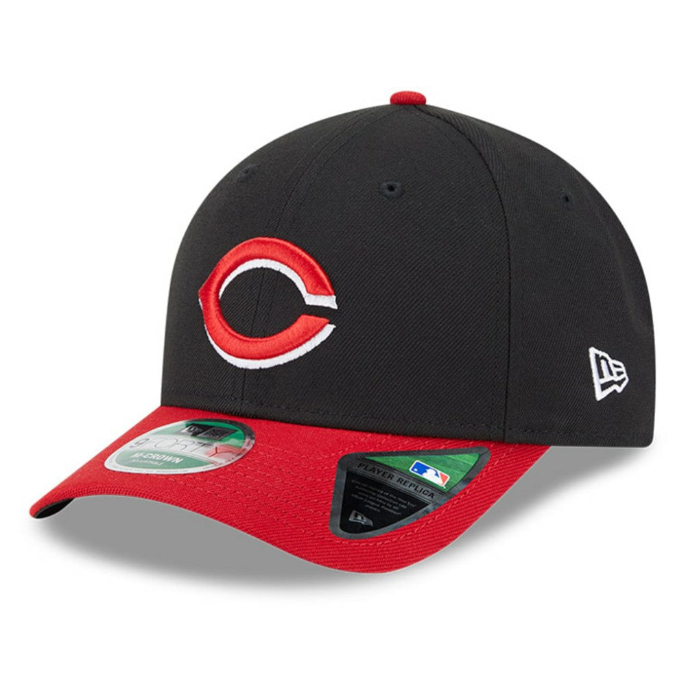 Cincinnati Reds Player Replica 9FORTY Adjustable Hat - Black/Red | New Era