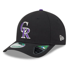 Colorado Rockies Player Replica 9FORTY Adjustable Hat - Black | New Era