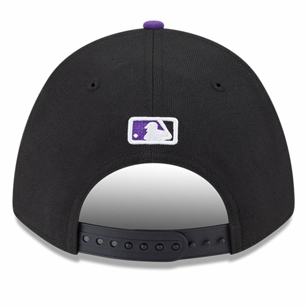Colorado Rockies Player Replica 9FORTY Adjustable Hat - Black | New Era