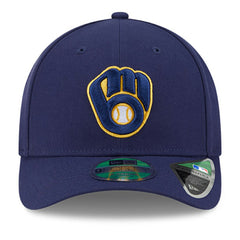 Milwaukee Brewers Player Replica 9FORTY Adjustable Hat - Navy | New Era