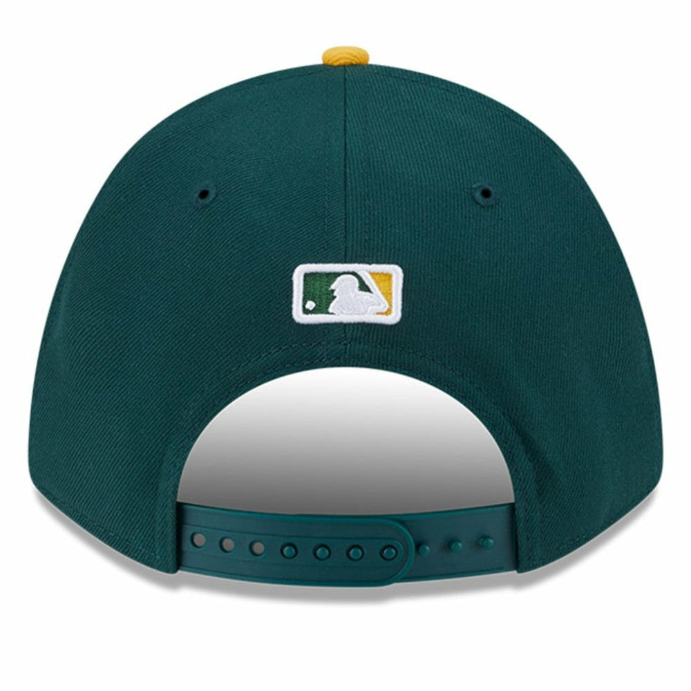 Athletics Player Replica 9FORTY Adjustable Hat - Green/Gold | New Era