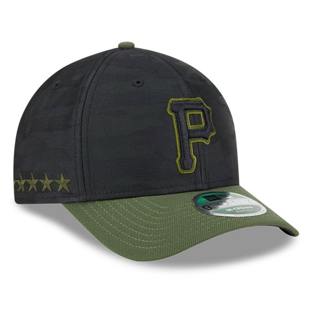 Pittsburgh Pirates Player Replica 9FORTY Adjustable Hat - Black | New Era