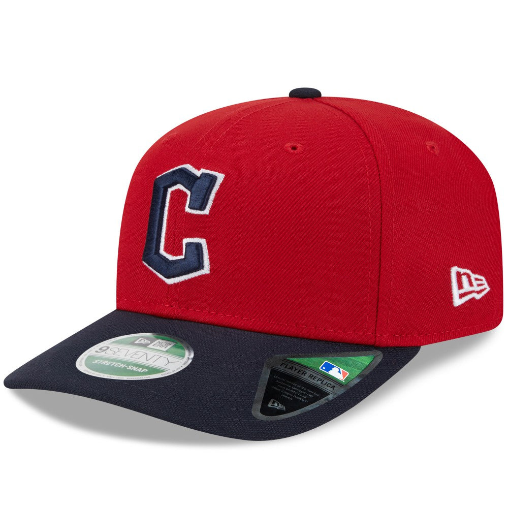 Cleveland Guardians Player Replica 9SEVENTY Adjustable Hat - Red/Black | New Era