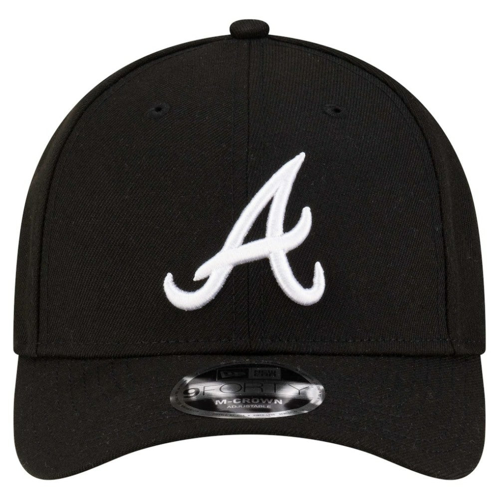 Atlanta Braves Player Replica 9FORTY Adjustable Hat - Black | New Era