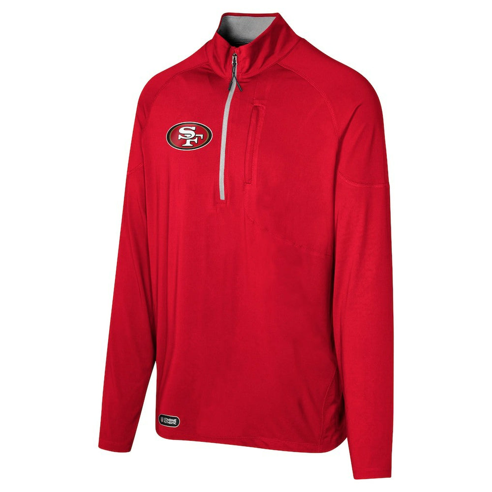 NFL San Francisco 49ers Grind Iron Quarter-Zip Top