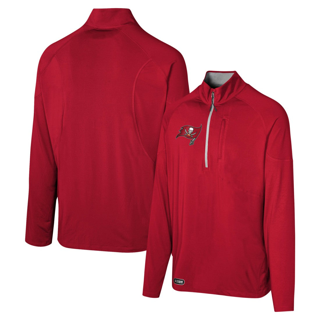 NFL Tampa Bay Buccaneers Grind Iron Quarter-Zip Top