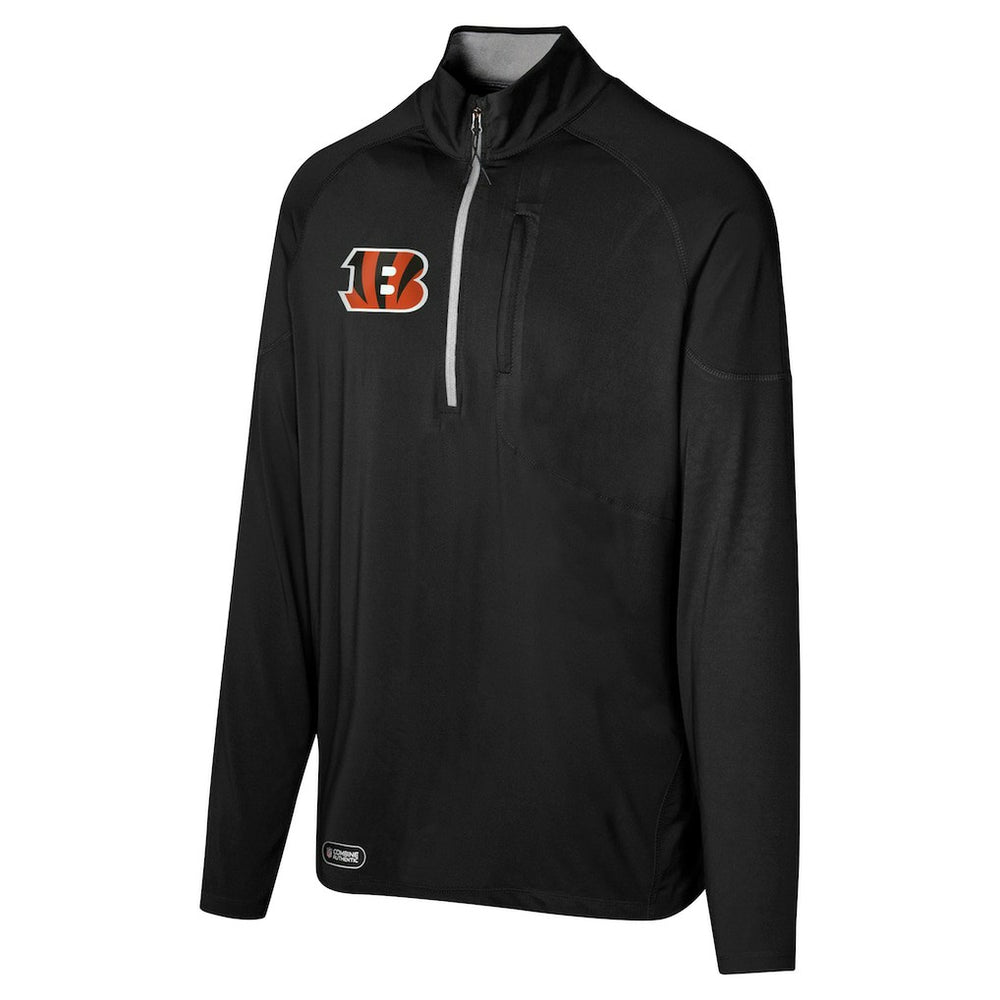 NFL Cincinnati Bengals Grind Iron Quarter-Zip Top