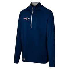 NFL New England Patriots Grind Iron Quarter-Zip Top