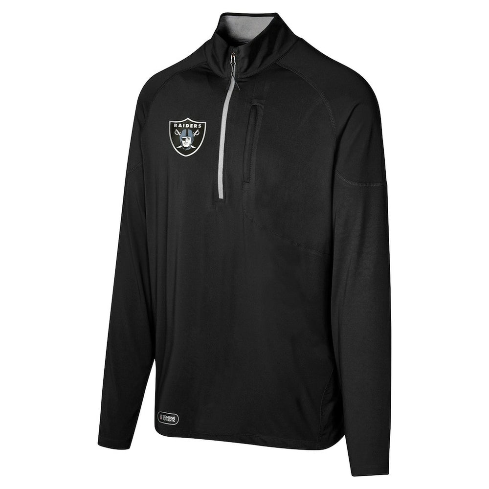 NFL Las Vegas Raiders Grind Iron Quarter-Zip Top