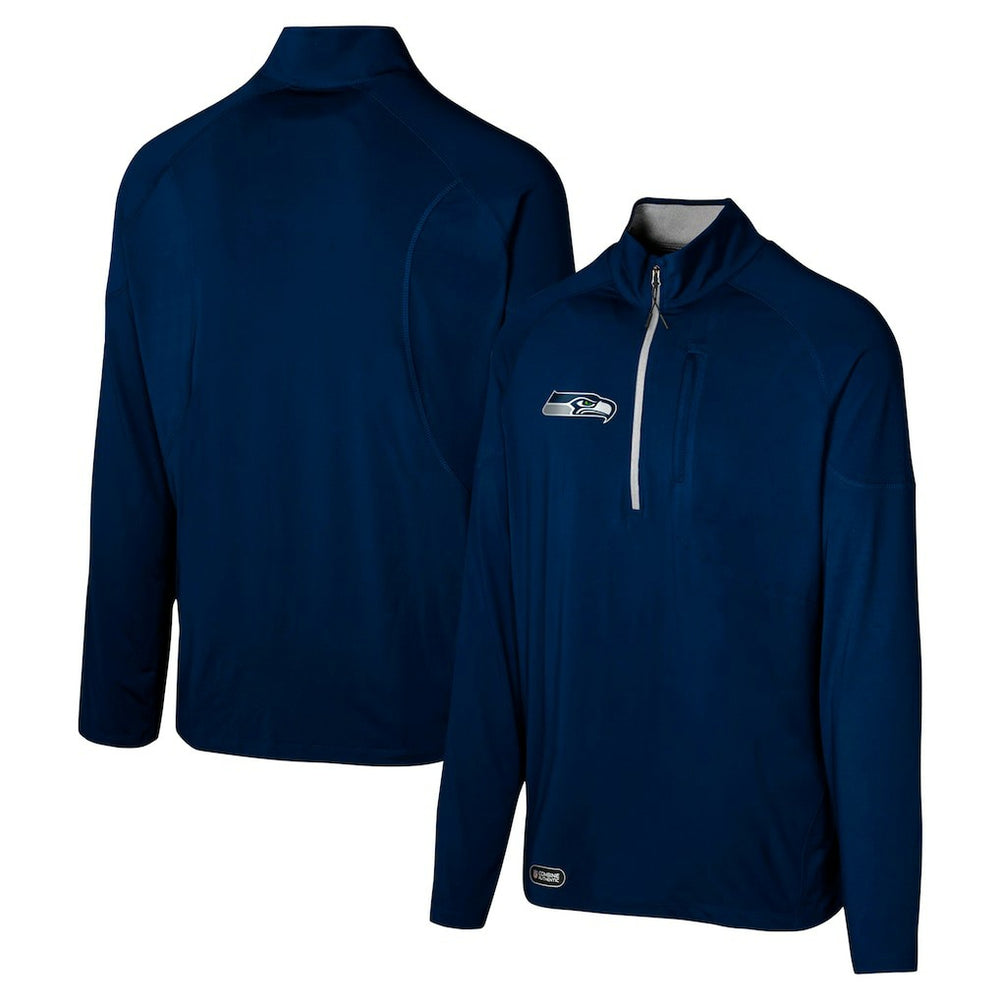 NFL Seattle Seahawks Grind Iron Quarter-Zip Top