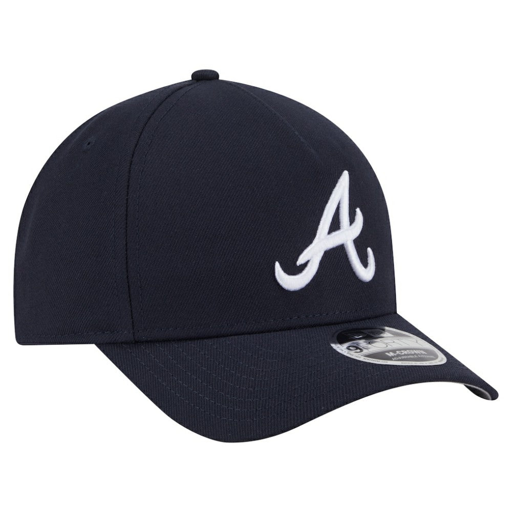 Atlanta Braves 9FORTY M-Crown Adjustable Hat - Navy | New Era