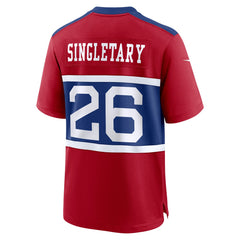 NFL New York Giants Devin Singletary  Alternate Player Game Jersey
