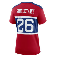 NFL New York Giants Devin Singletary  Women's Alternate Game Jersey
