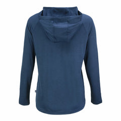 Houston Astros Cutter & Buck Women's Coastline Epic Comfort Eco Recycled Raglan Long Sleeve Hoodie T-Shirt - Navy