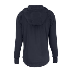 New York Mets Cutter & Buck Women's Daybreak Eco Recycled Half-Zip Hoodie - Navy