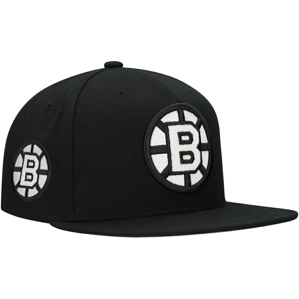 Boston Bruins Mitchell & Ness Team Snapback Hat