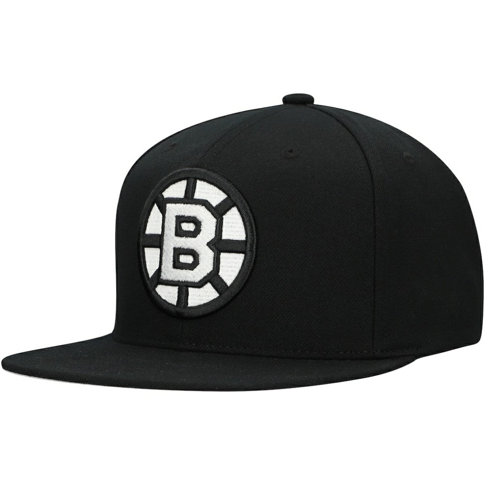 Boston Bruins Mitchell & Ness Team Snapback Hat