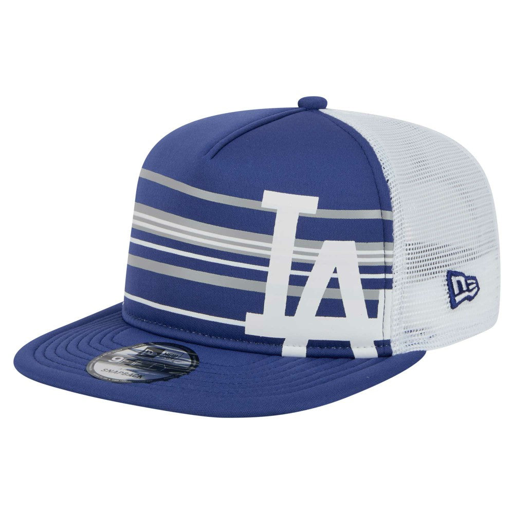 Los Angeles Dodgers 9FIFTY A-Frame Trucker Snapback Hat - Royal | New Era