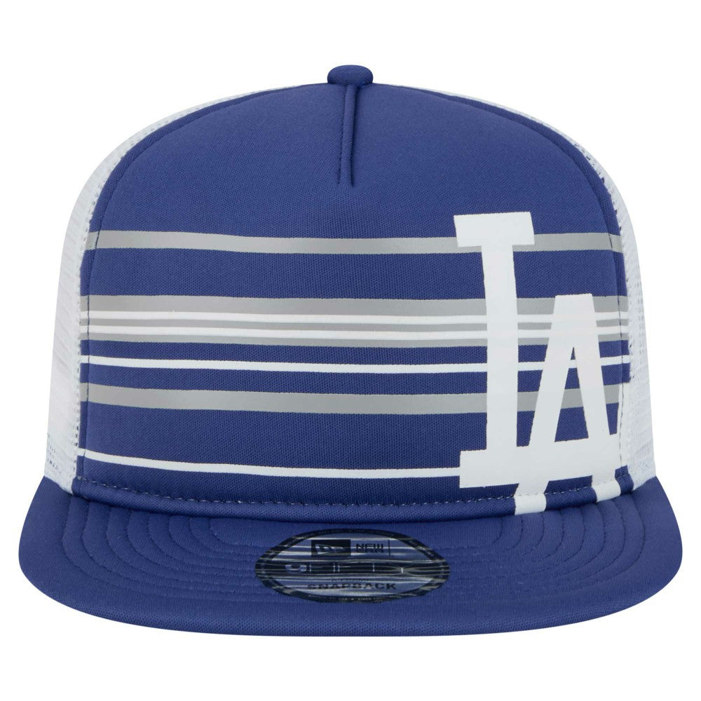 Los Angeles Dodgers 9FIFTY A-Frame Trucker Snapback Hat - Royal | New Era
