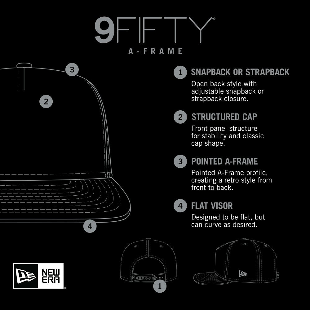 Los Angeles Angels 9FIFTY A-Frame Trucker Snapback Hat - Red | New Era
