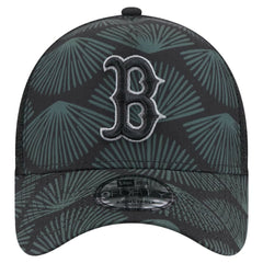 Boston Red Sox 9FORTY A-Frame Trucker Adjustable Hat - Black | New Era