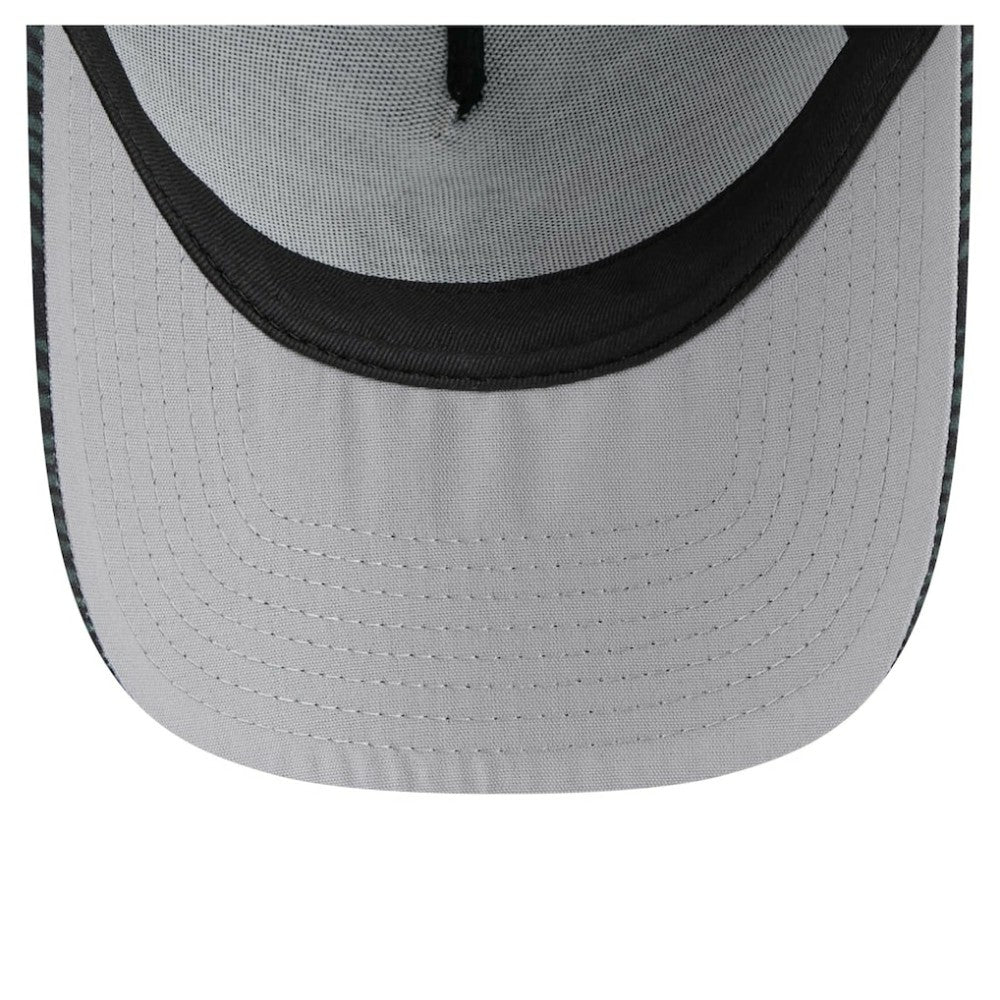New York Yankees 9FORTY A-Frame Trucker Adjustable Hat - Black | New Era