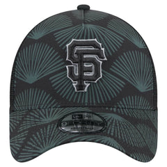 San Francisco Giants 9FORTY A-Frame Trucker Adjustable Hat - Black | New Era