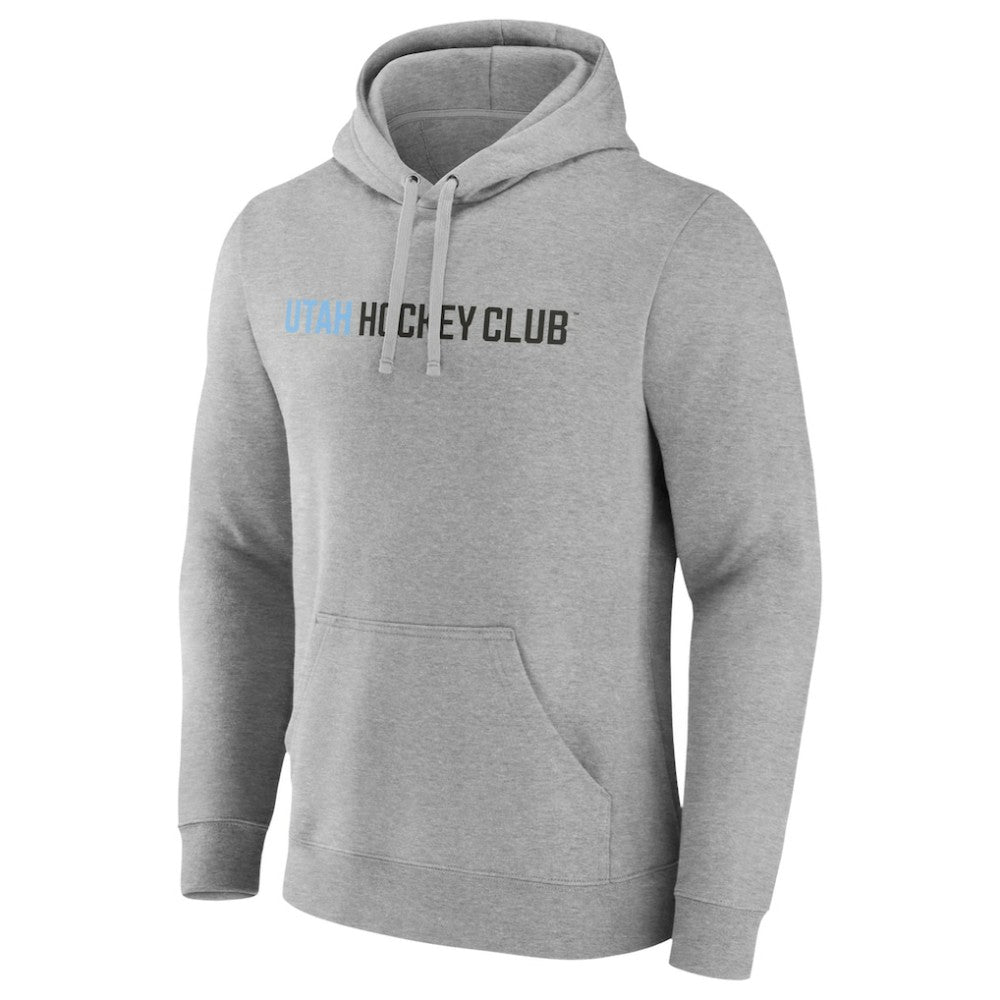 Utah Mammoth Fanatics Wordmark Logo Fleece Pullover Hoodie