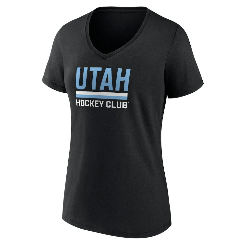 Utah Mammoth Fanatics Women's Secondary Logo V-Neck T-Shirt