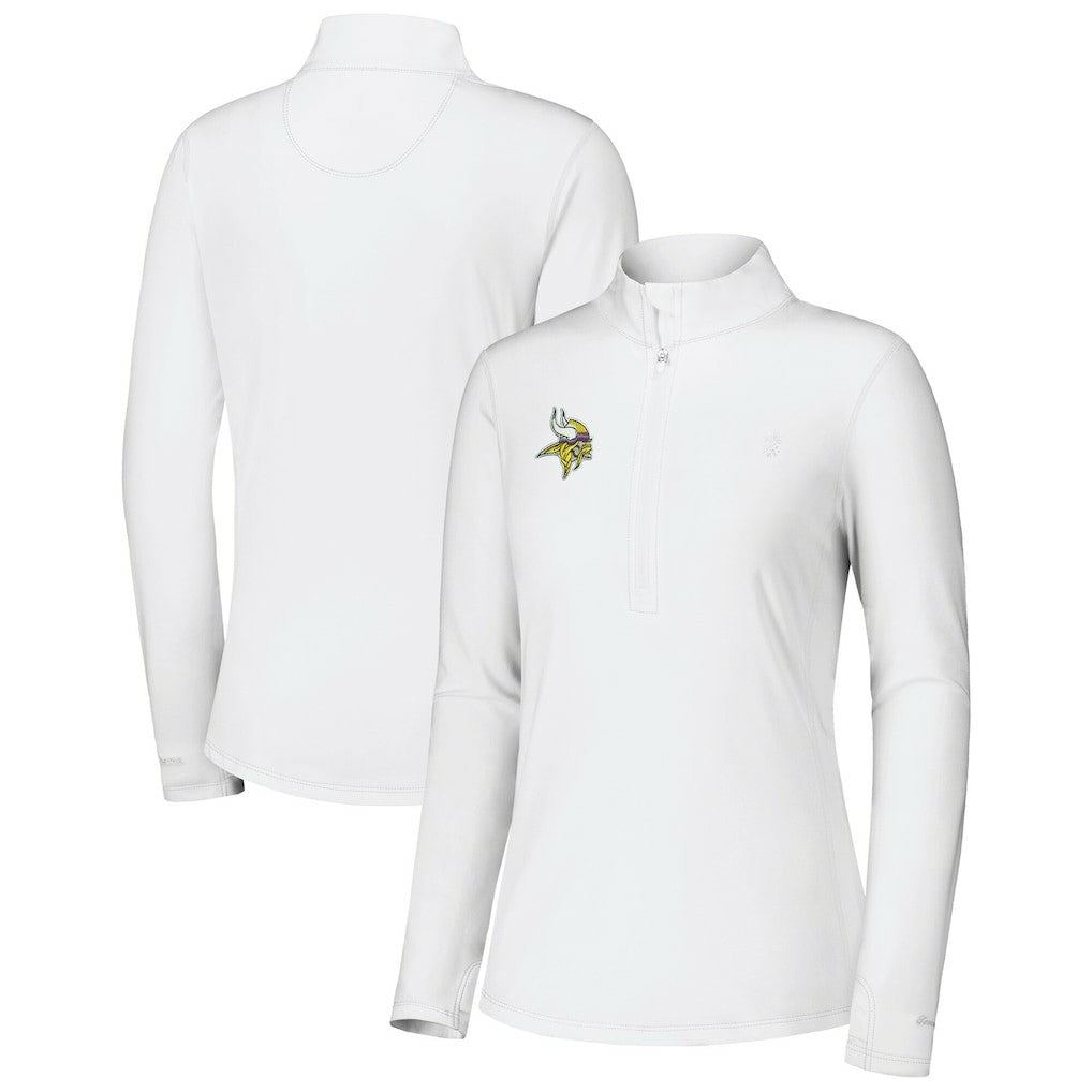 NFL Minnesota Vikings Women's Sport Playa Vista IslandZone Quarter-Zip Jacket