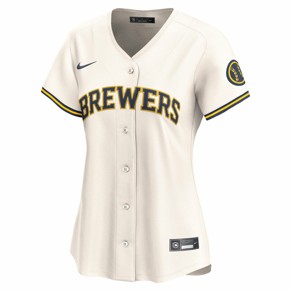 Milwaukee Brewers Women's Home Limited Jersey - Cream | Nike