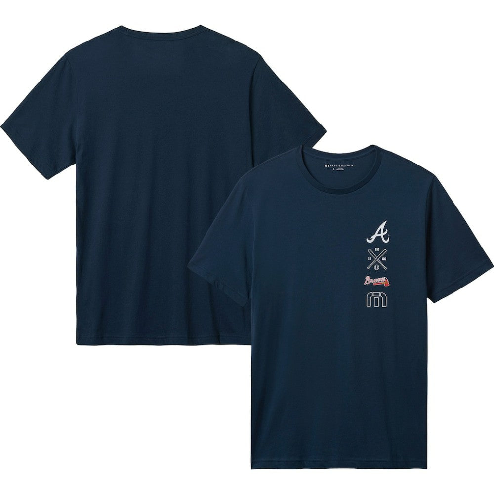 Atlanta Braves TravisMathew Sunset Slam T-Shirt - Navy
