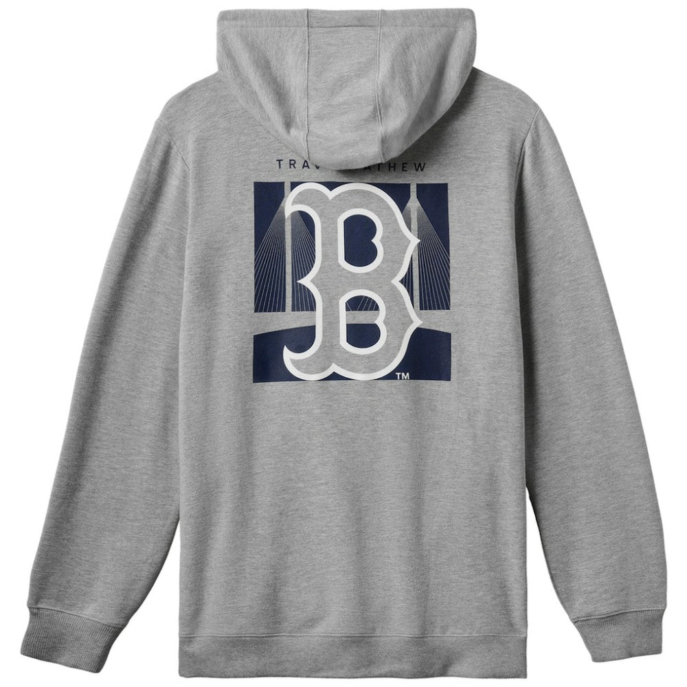 Boston Red Sox TravisMathew Cloud Pullover Hoodie - Gray