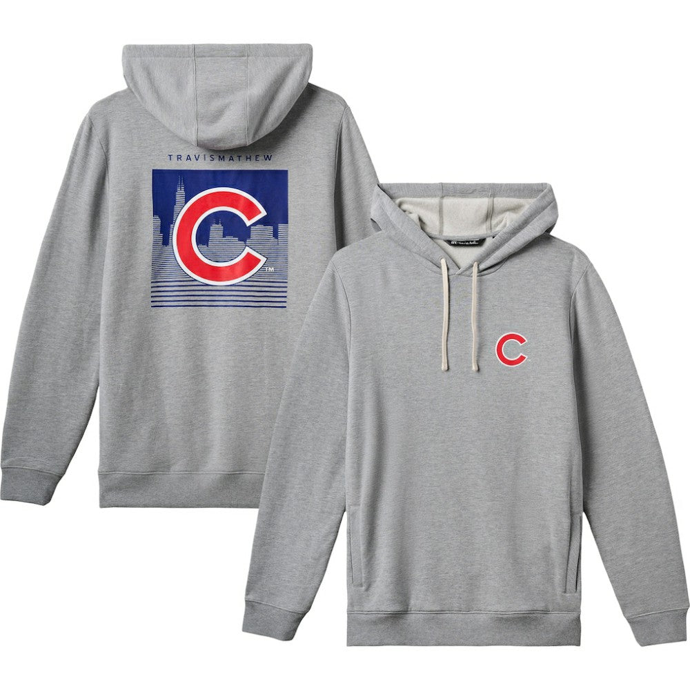 Chicago Cubs TravisMathew Cloud Pullover Hoodie - Gray