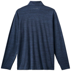 Atlanta Braves TravisMathew The Heater Quarter-Zip Pullover Top - Navy