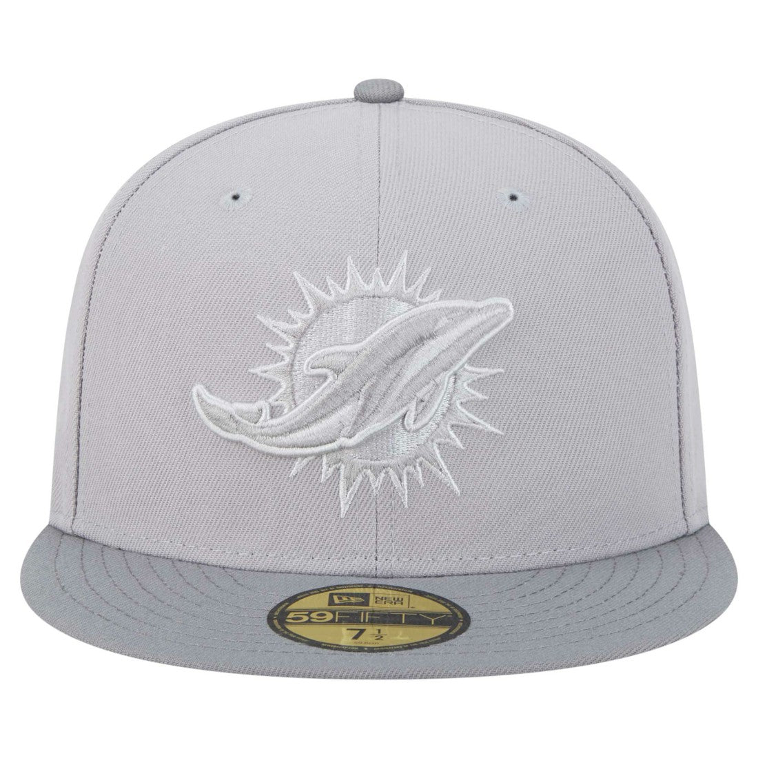 NFL Miami Dolphins Iron Cloud 59FIFTY Fitted Hat
