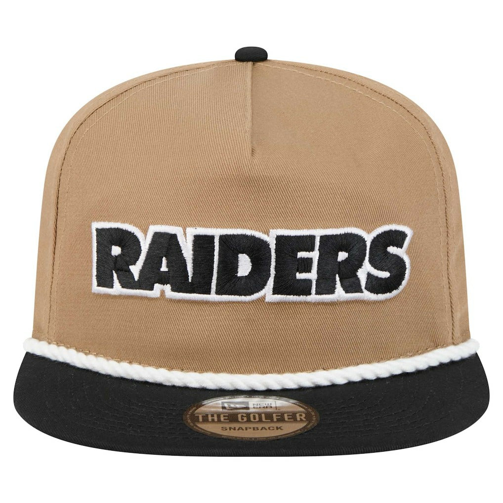 NFL Las Vegas Raiders Desert Golfer Snapback Hat