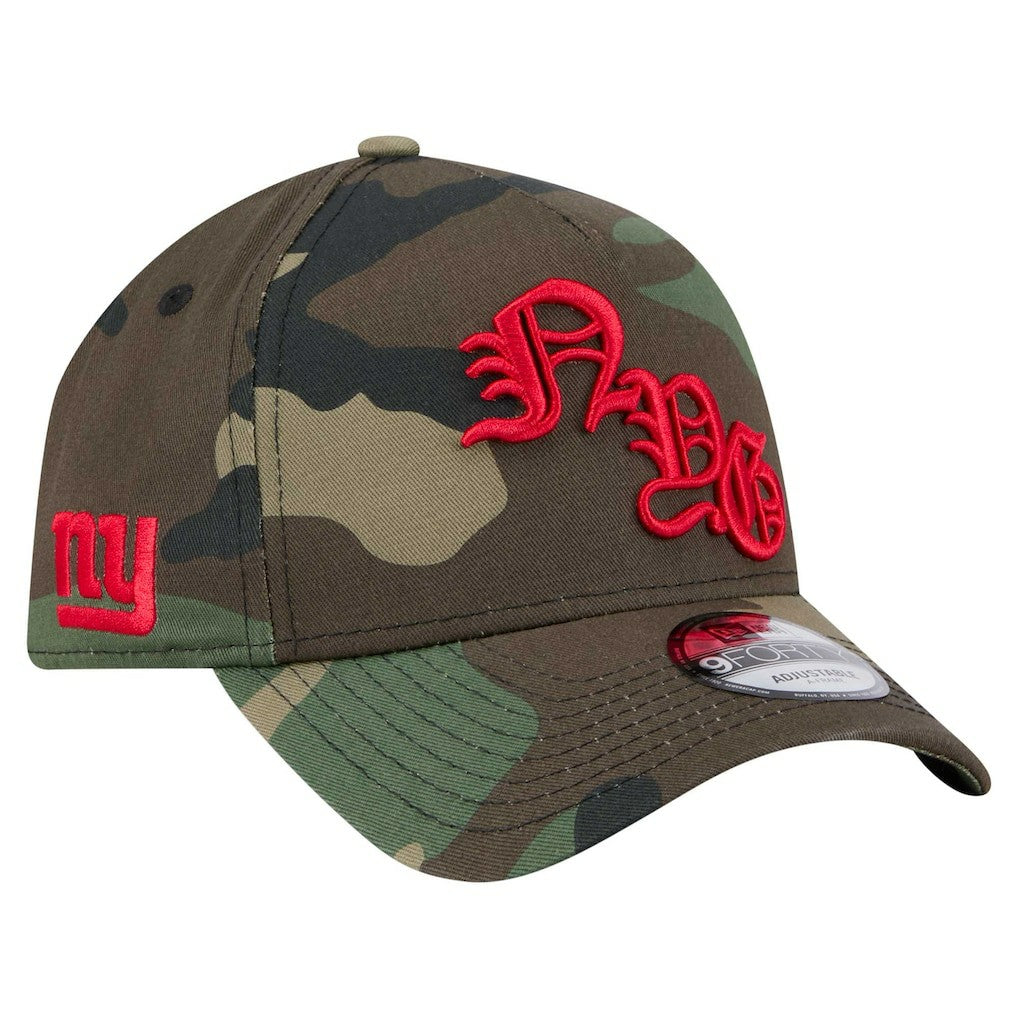 NFL New York Giants Mystic Camo A-Frame 9FORTY Adjustable Hat