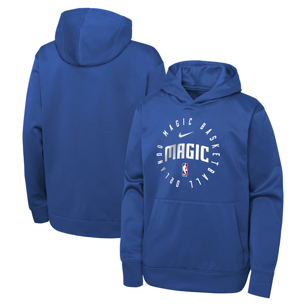 Orlando Magic Youth Performance Practice Spotlight Pullover Hoodie - Blue | Nike sale